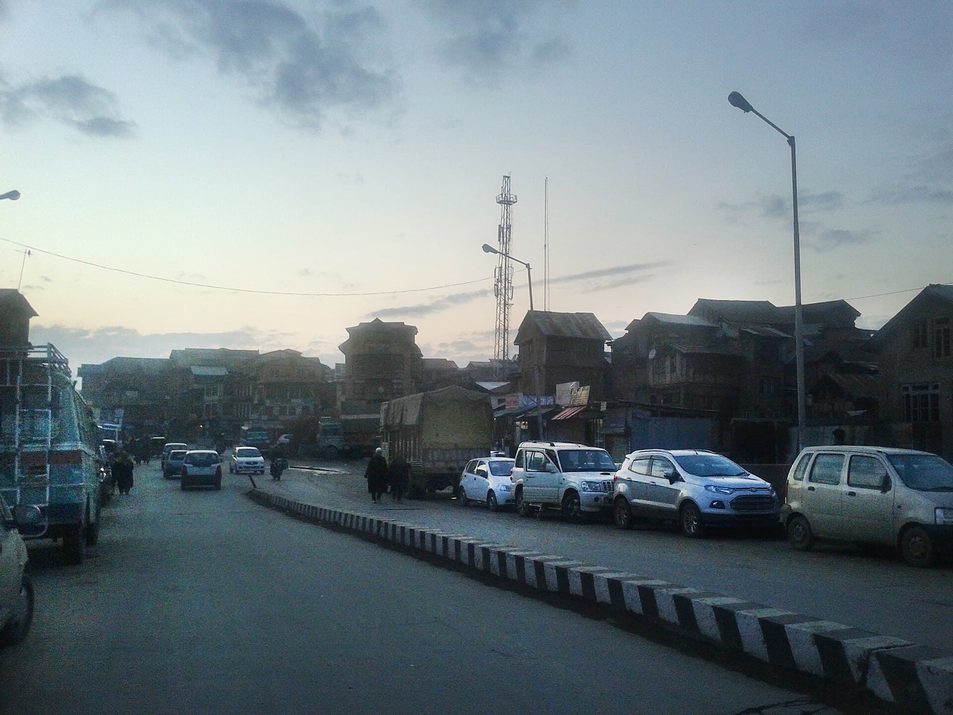 Downtown Srinagar near Zaina Kadal, old city